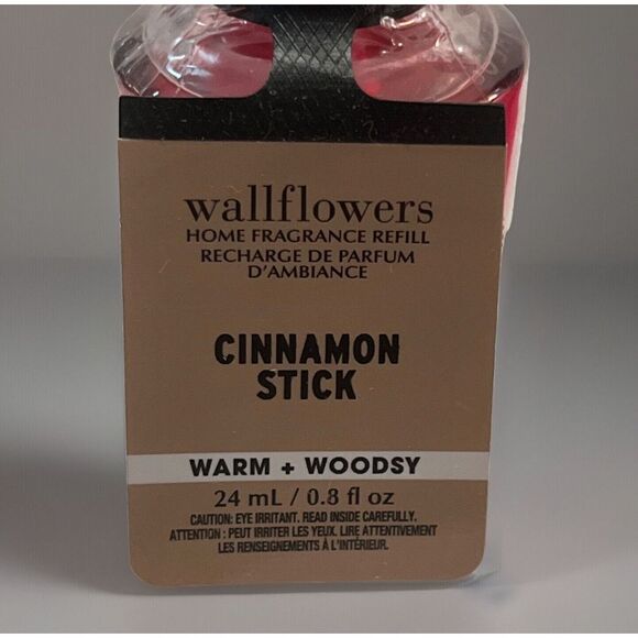 Bath & Body Works‎ Cinnamon Stick Warm Woodsy - 3 Wallflower Plug In Refills - Picture 3 of 9